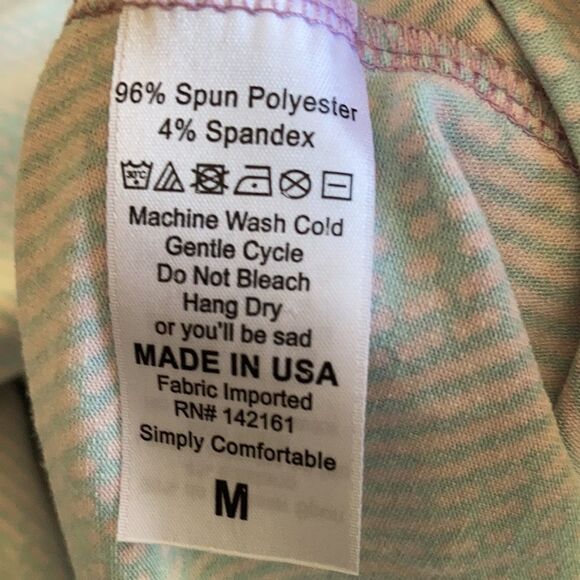 Women’s LuLaRoe Purple & Blue Madison Pocket Skirt - Picture 6 of 6